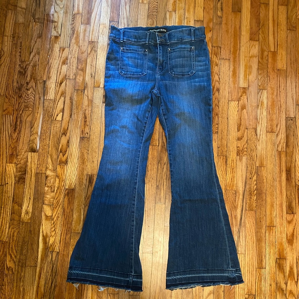 Express bell flare jeans